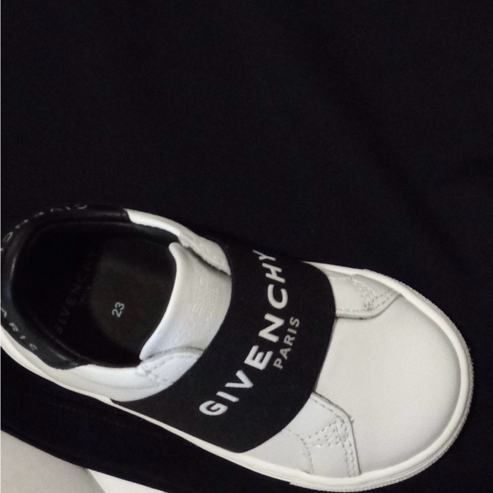 Givenchy Kids Black and White Sneakers